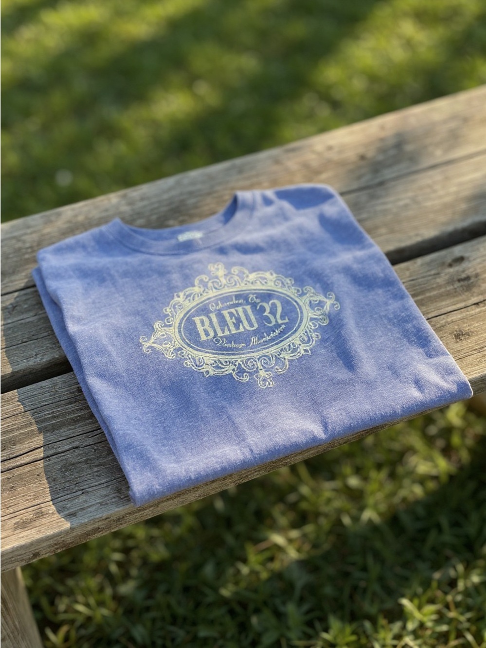 BLEU 32 Blue Graphic Tee
